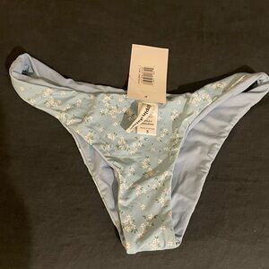 Floral Blue Swimsuit  Bottoms NWT